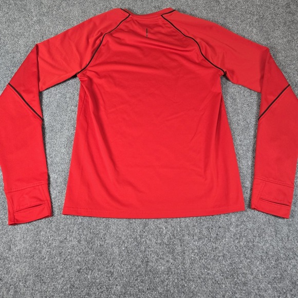 Sports Illustrated Red Long Sleeve Athletic T Shirt Mens Size S Moisture Wicking - Picture 13 of 13